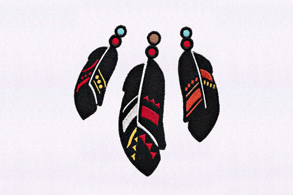 Captivating Decorated Feathers for Seasonal Embroidery