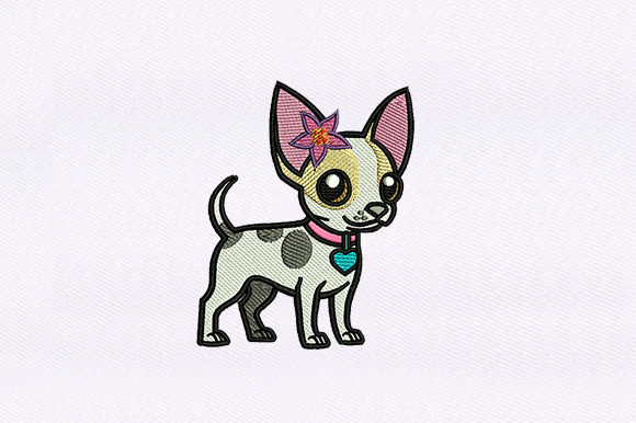 Chihuahua Dog Design: A Premium Embroidery Choice