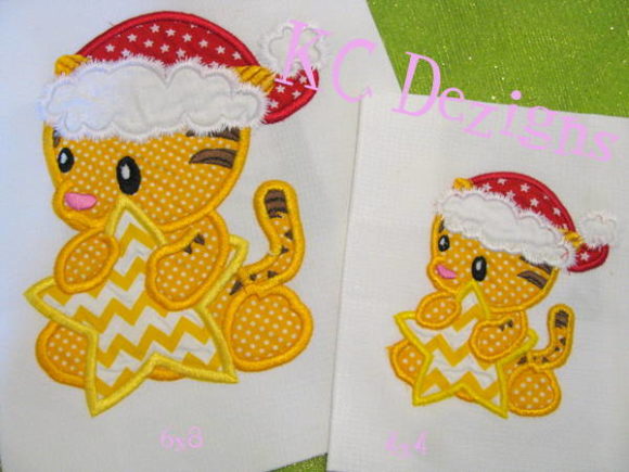 Christmas Baby Tiger Applique: A Festive Design Review