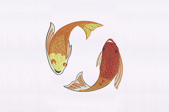 Elegant Koi Carp Fishes Design for Gifts