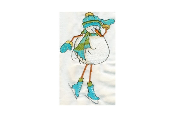 Sassy Figure 8 Snowman: A Charming Winter Design
