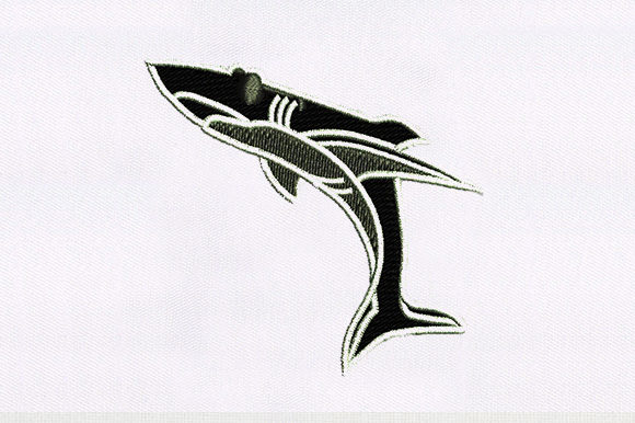 Shark: A Versatile Design for Holiday Embroidery