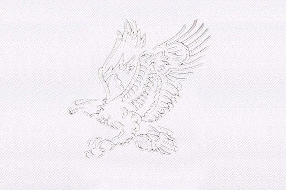 Silhouette Eagle Design: A Bold and Versatile Embroidery Choice