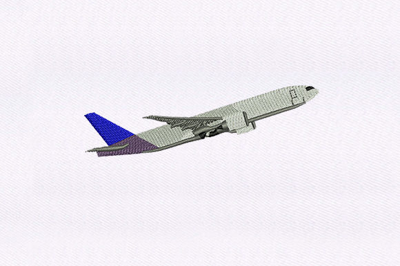 Taking off Airplane: A Soaring Embroidery Design