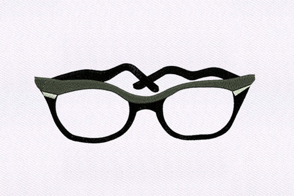 Vintage Eyeglasses: A Charming Addition for Holiday Embroidery