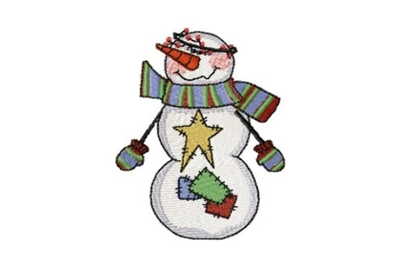 Winter Magic with Snowman Twinkle Embroidery